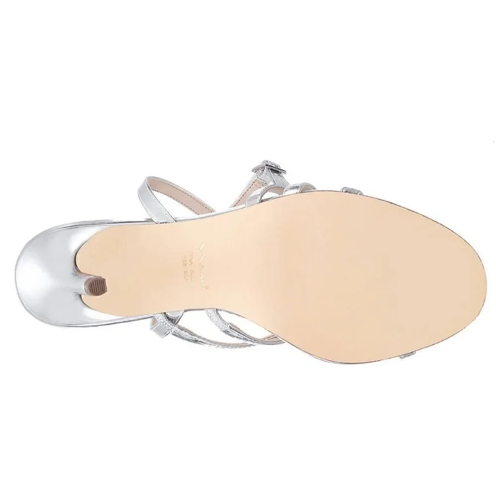 NINA CHELAN SANDAL in Silver Mirror - Picture 5 of 8